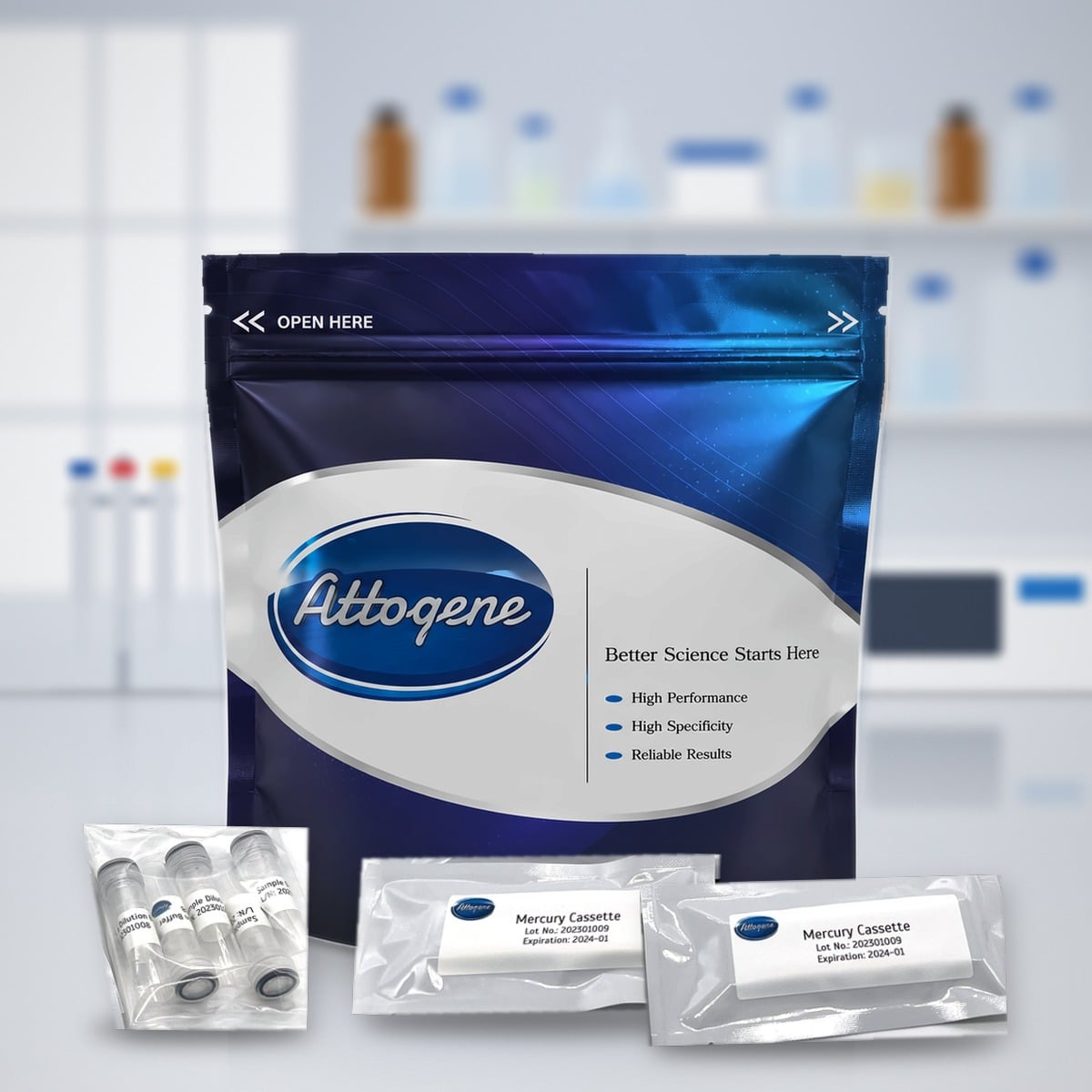 Mercury Detection Kit (Rapid - Field Use)